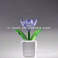 Purple Crystal Flower Stand